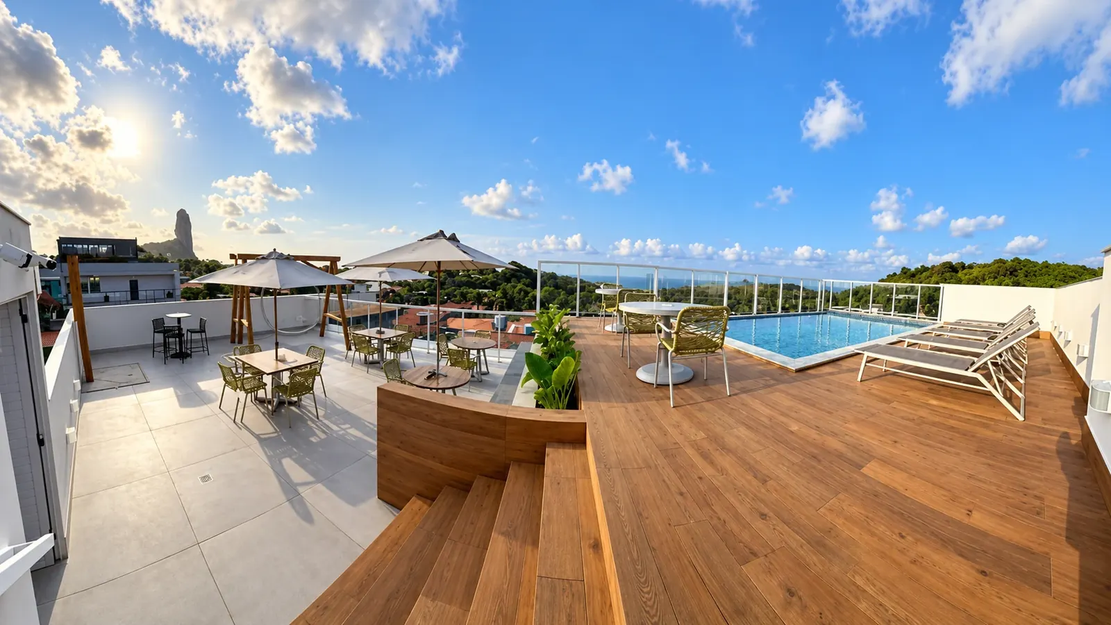 Rooftop com piscina